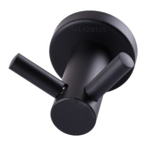 Гачок подвійний Globus Lux BS8415 чорний матовий SUS304 - Image 2