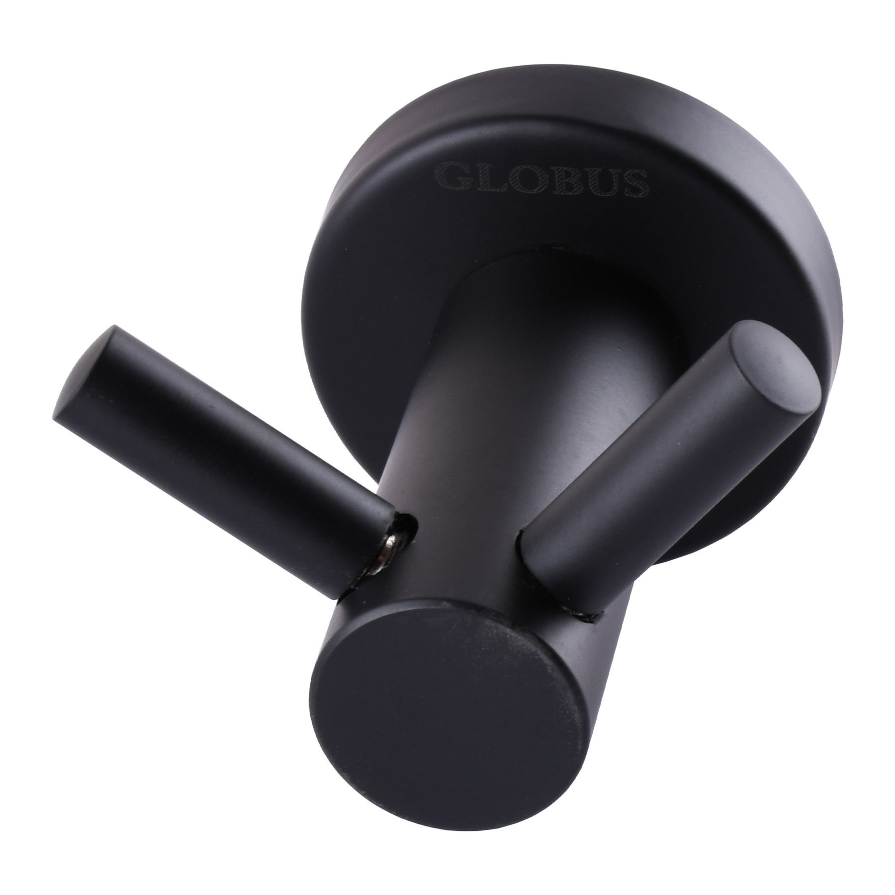 Гачок подвійний Globus Lux BS8415 чорний матовий SUS304 - Image 2
