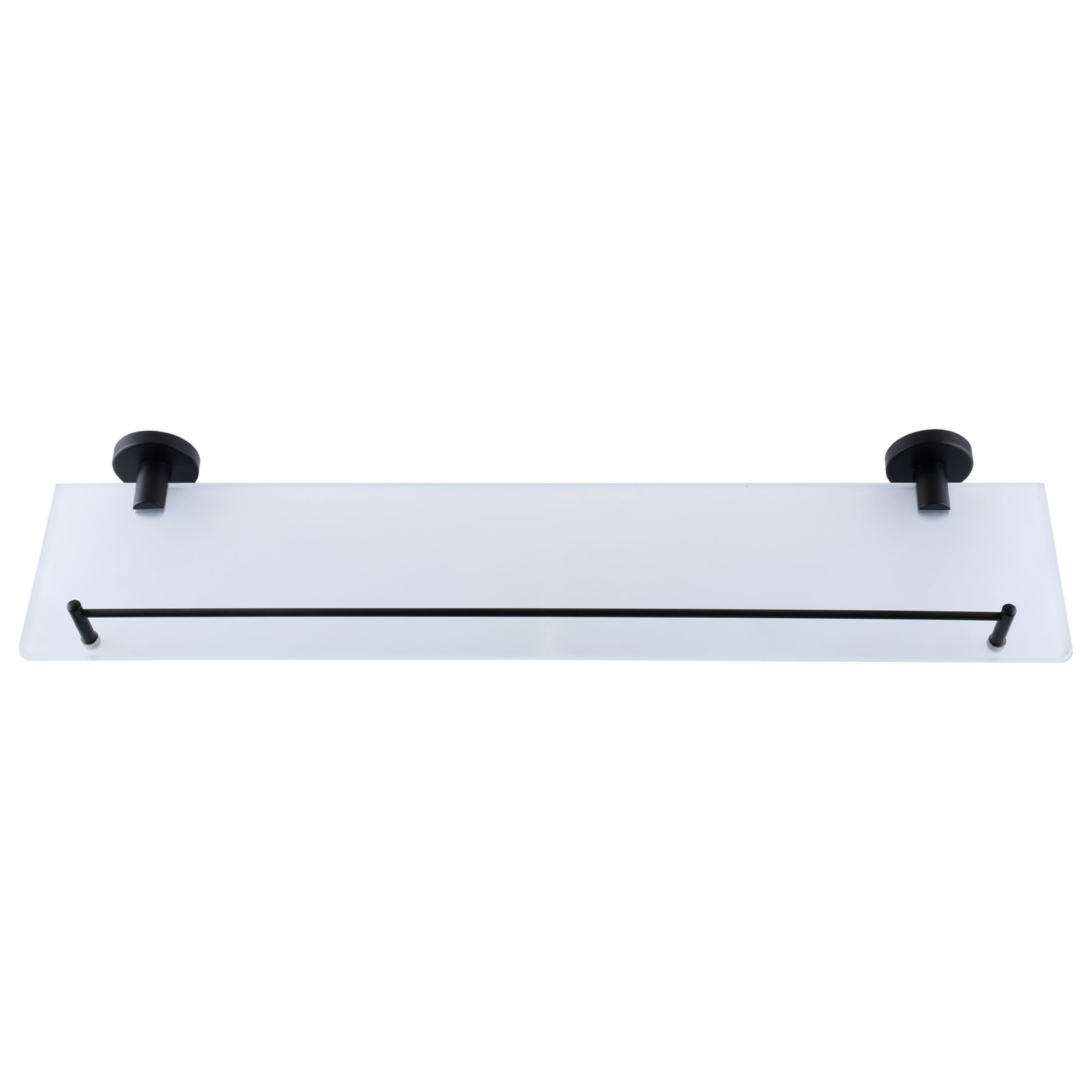 Полиця Globus Lux BS8427 чорна матова, матове скло SUS304 - Image 2