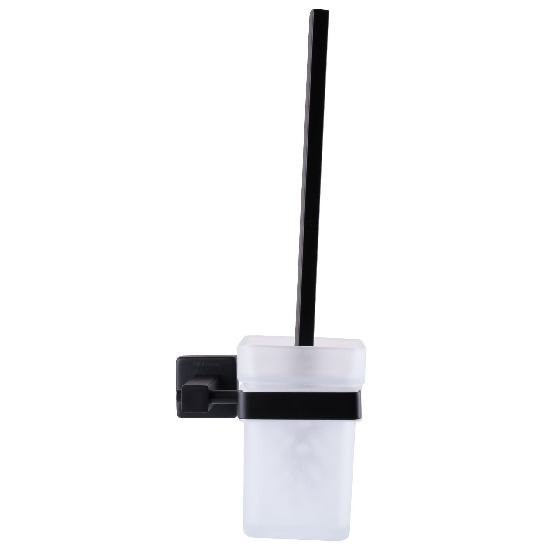 Йоржик настінний Globus Lux BQ9429A без кришки чорний матовий SUS304 - Image 2