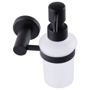 Дозатор рідкого мила Globus Lux BS8433 чорний матовий SUS304 - Image 2