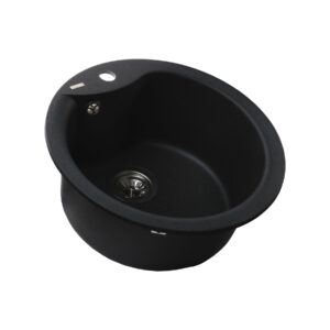 Гранітна мийка Globus Lux ORTA графіт 485мм-А0001 - Image 2