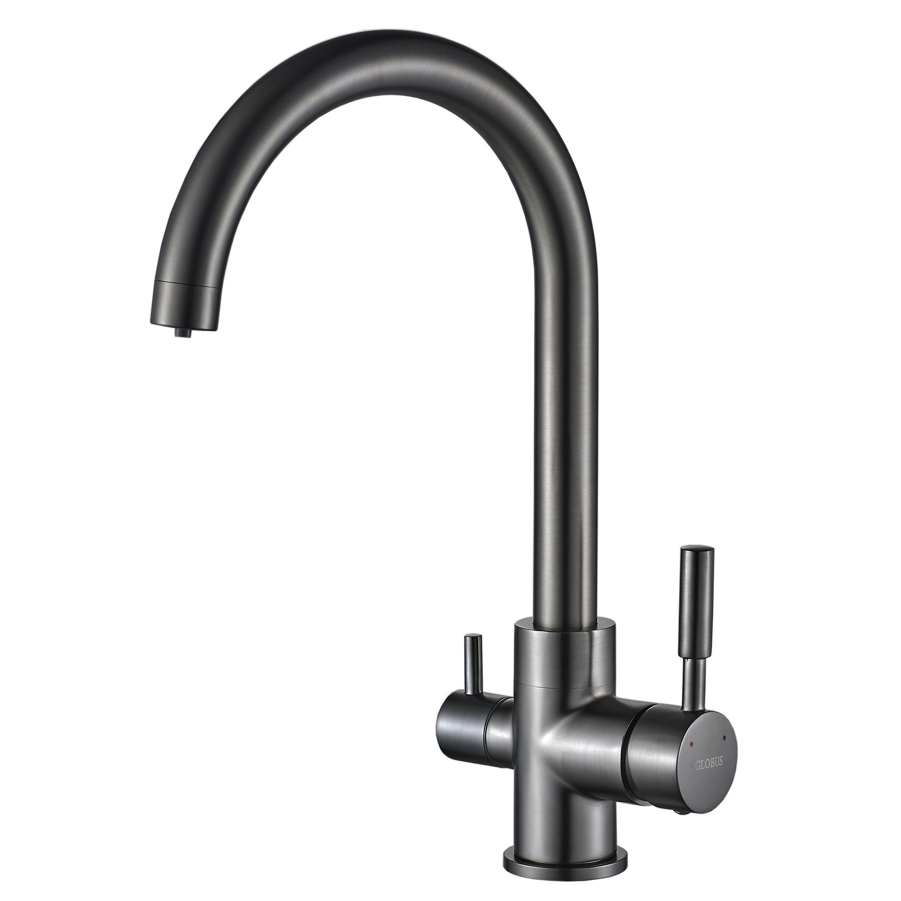 Змішувач для кухні під осмос Globus Lux LAZER GLLR-0333-11-GRAPHITE - Image 2