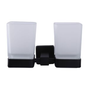 Стакан подвійний Globus Lux BQ9428 чорний матовий SUS304 - Image 2