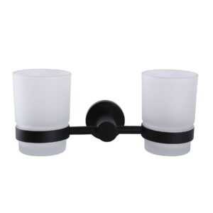 Стакан подвійний Globus Lux BS8428 чорний матовий SUS304 - Image 2