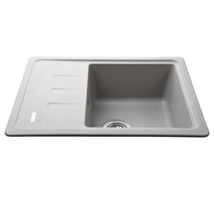 Гранітна мийка Globus Lux MONO сірий камiнь 620x435мм-А0005 - Image 2