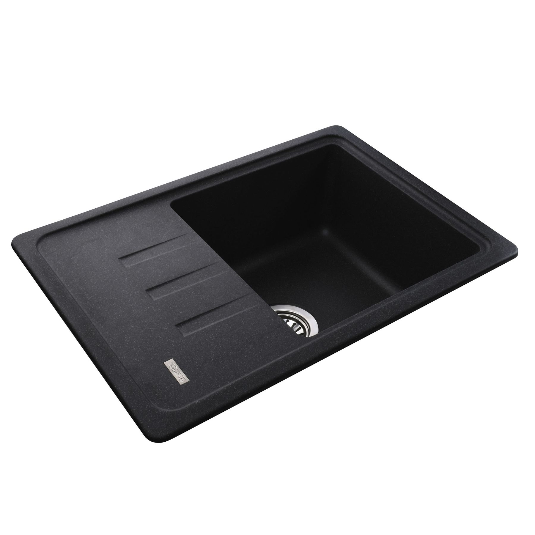 Гранітна мийка Globus Lux MONO графіт 620х435мм-А0001 - Image 2