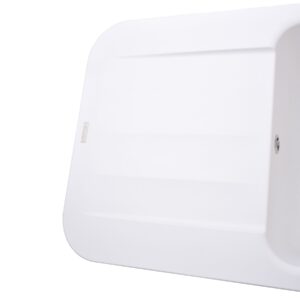 Гранітна мийка Globus Lux OBER білий 780х500мм-А0007 - Image 2