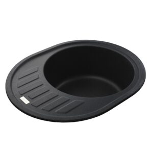 Гранітна мийка Globus Lux ARNO графіт 620х500мм-А0001 - Image 2