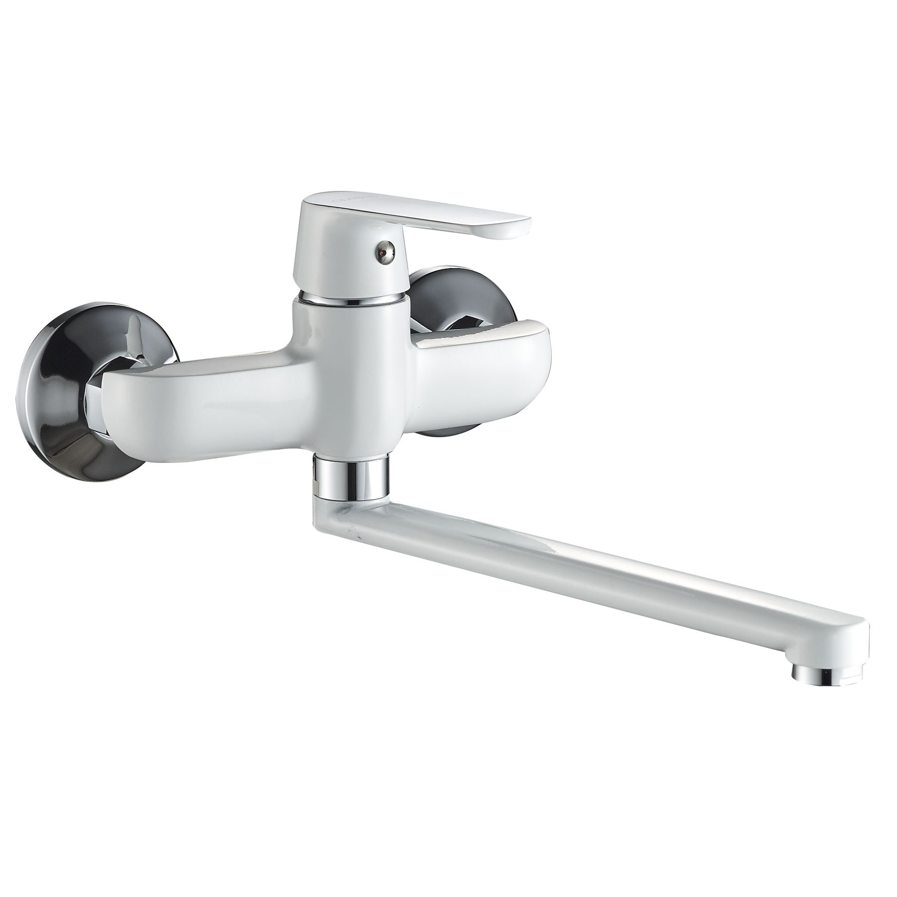Змішувач для кухні зі стіни Globus Lux Laguna GLA-0104-7-WHITE - Image 2