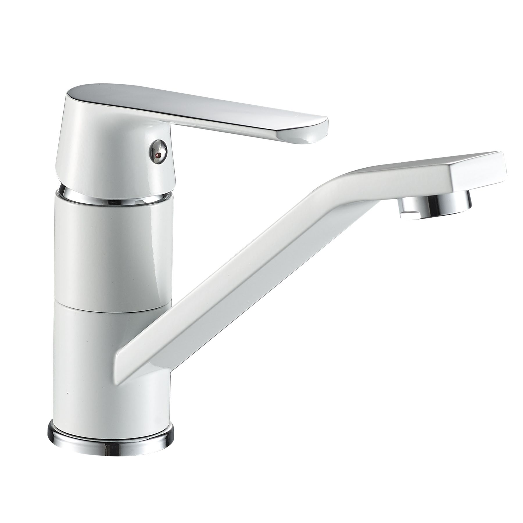 Змішувач для умивальника Globus Lux Laguna GLA-0203MQ-7-WHITE - Image 2