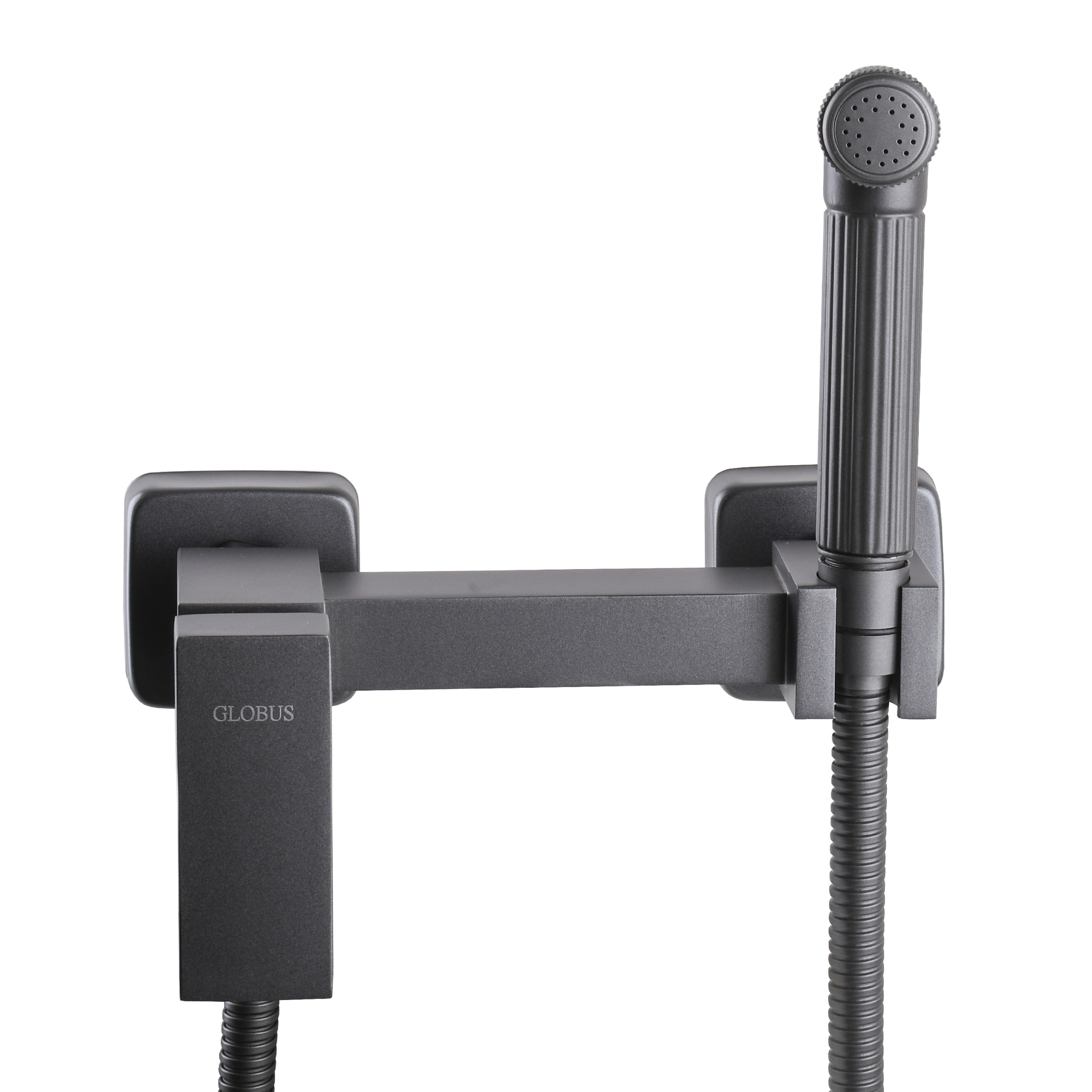 Змішувач гігієнічний Globus Lux Niagara  GLN-5-106MIX-Graphite - Image 2