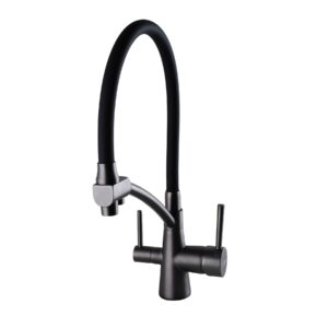 Змішувач для кухні під осмос Globus Lux LAZER GLLR-0700-11-GRAPHITE - Image 2