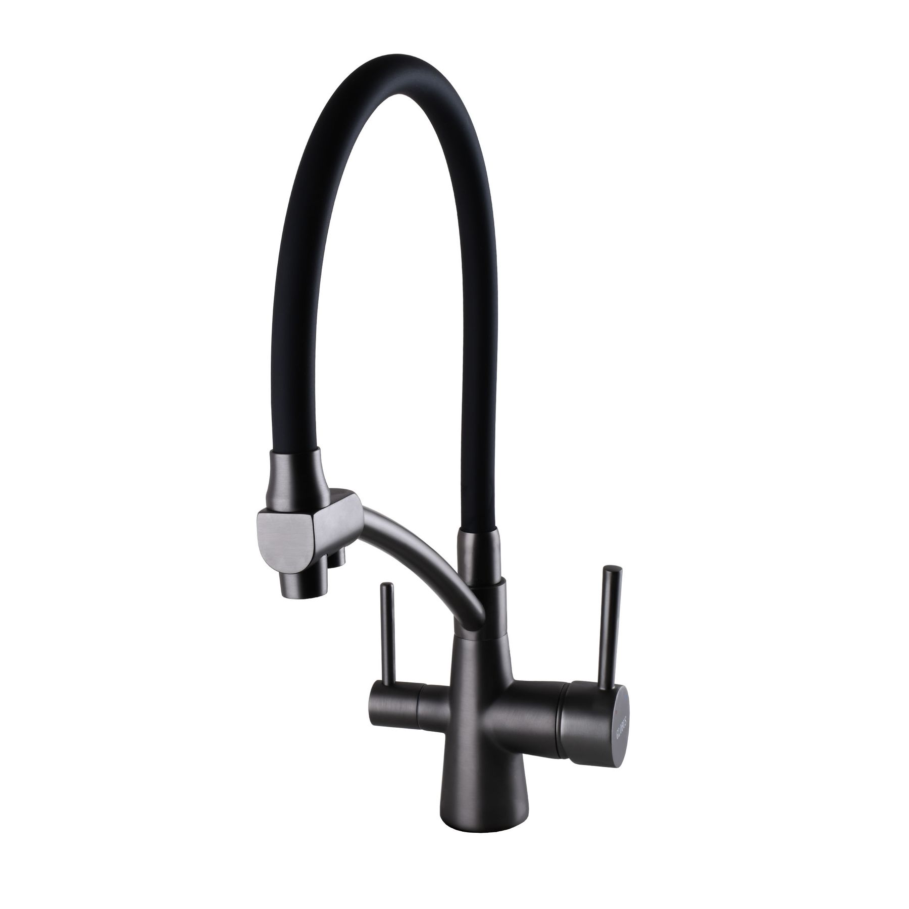 Змішувач для кухні під осмос Globus Lux LAZER GLLR-0700-11-GRAPHITE - Image 2