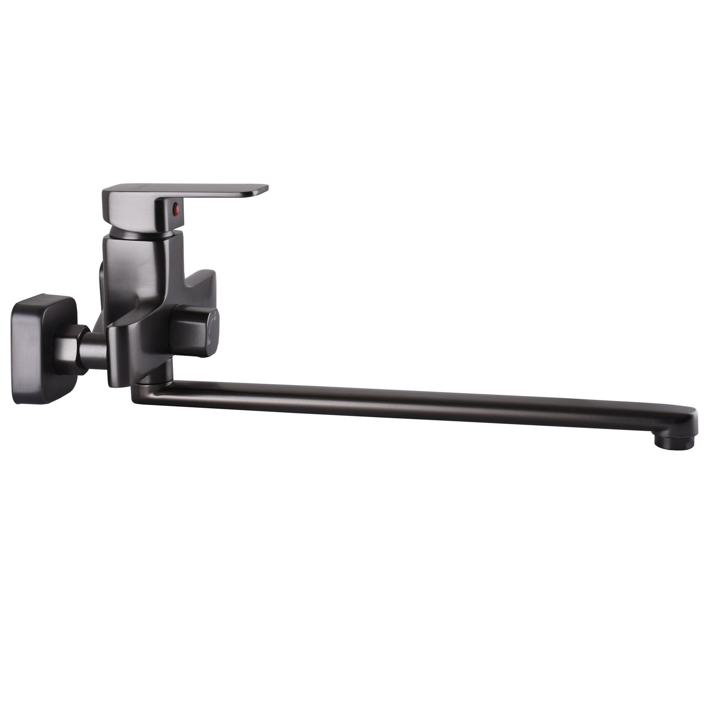 Змішувач для ванної Globus Lux Milano GLM-0208N-11-Graphite- EURO латунь L350мм.Графіт Блиск. - Image 2