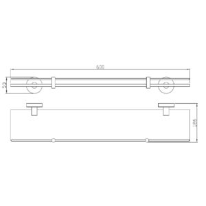 Полиця Perfect Sanitary Appliances SP 8127 - Image 2