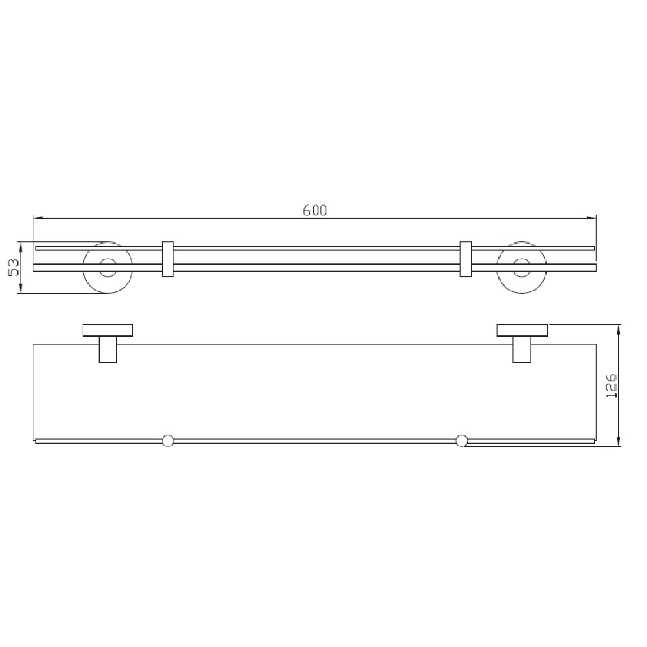 Полиця Perfect Sanitary Appliances SP 8127 - Image 2