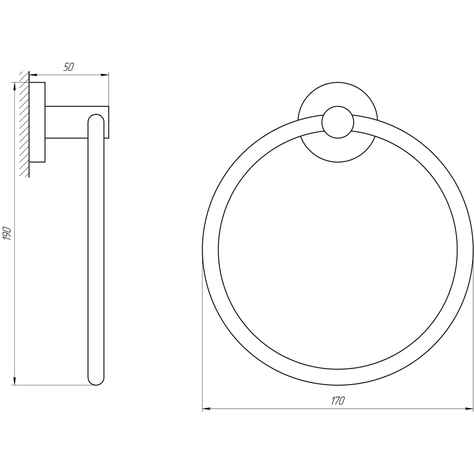Тримач рушників Perfect Sanitary Appliances SP 8113 - Image 2