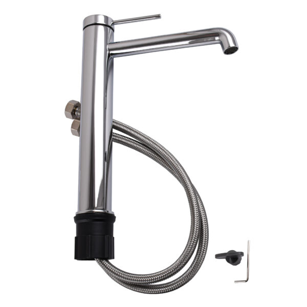 Змішувач для умивальника TOPAZ LOFT TLF 32203-H75-C, Шланги TAQ-M0855