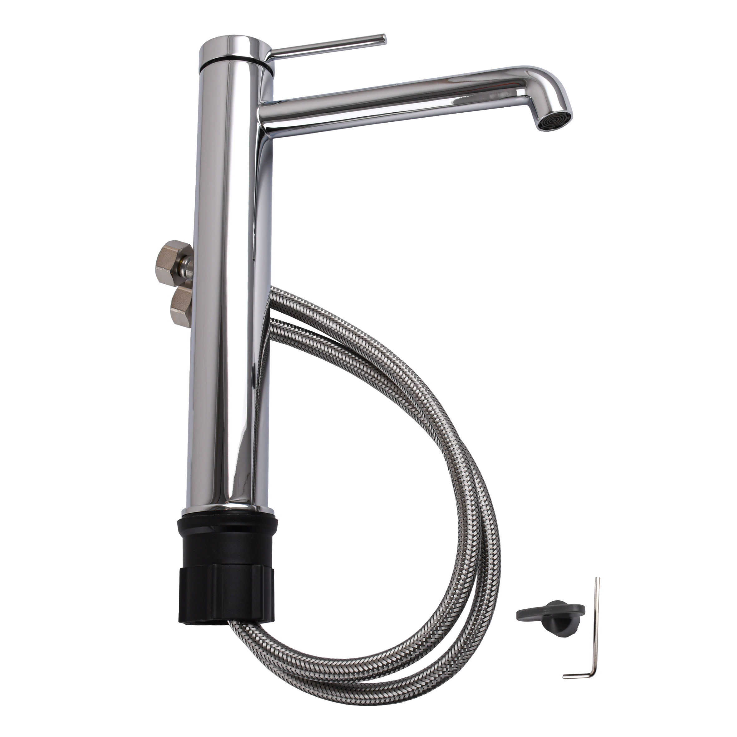 Змішувач для умивальника TOPAZ LOFT TLF 32203-H75-C, Шланги TAQ-M0855 - Image 2