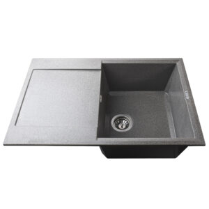 Гранітна мийка Mira KONIA сірий 790 х 500 мм - Image 2