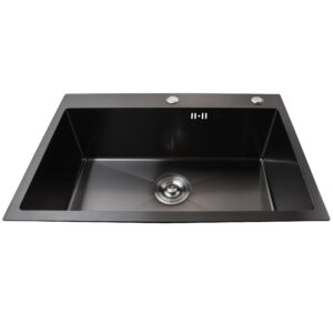 Мийка кухонна 3mm 680х450 Графіт 6845HG Mira - Image 5