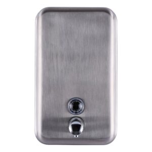 Дозатор рідкого мила HOTEC 13.111-1,0L вертикальний 1000мл,Stainless Steel SUS304 - Image 2