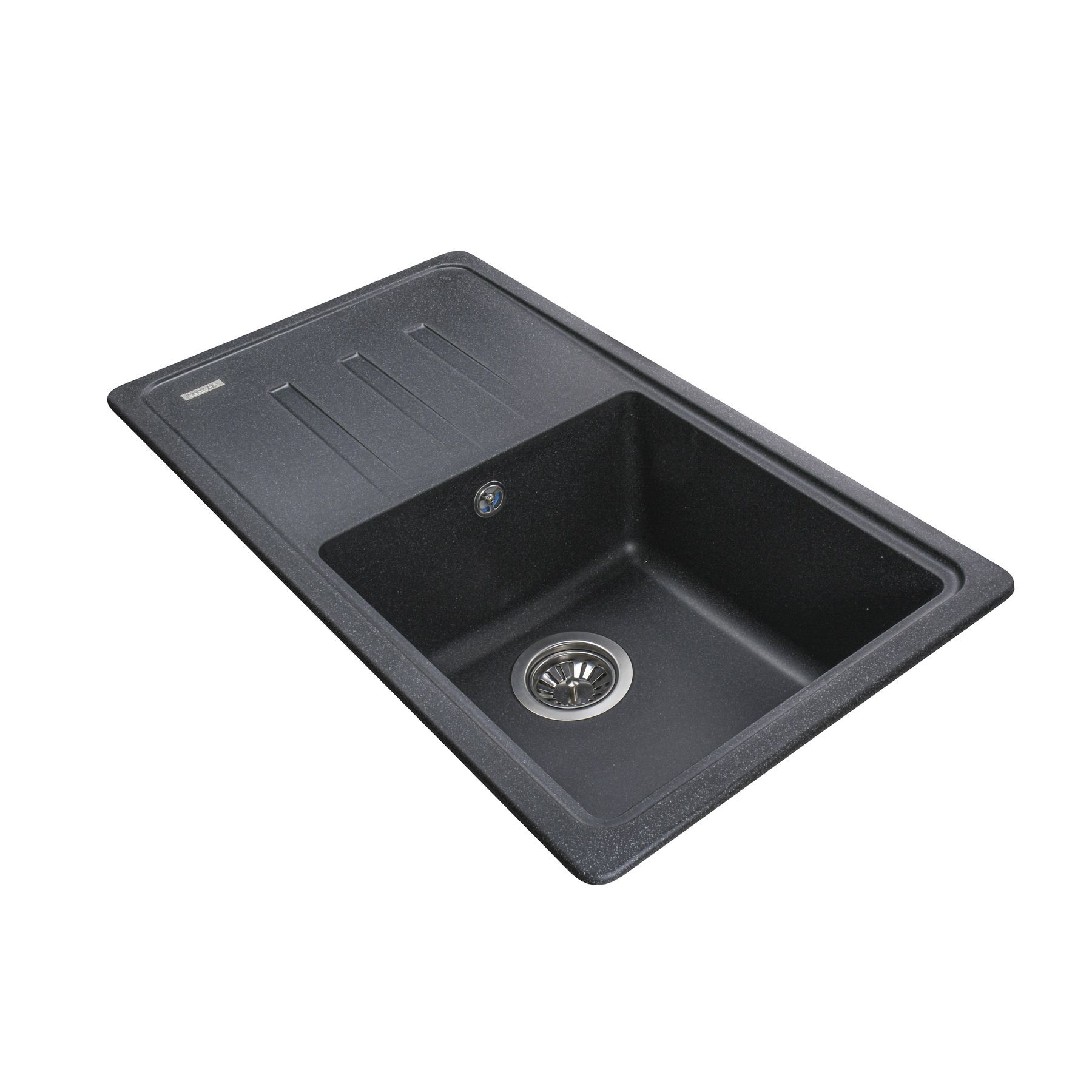 Гранітна мийка Globus Lux LUGANO графіт 780x435мм-А0001 - Image 2