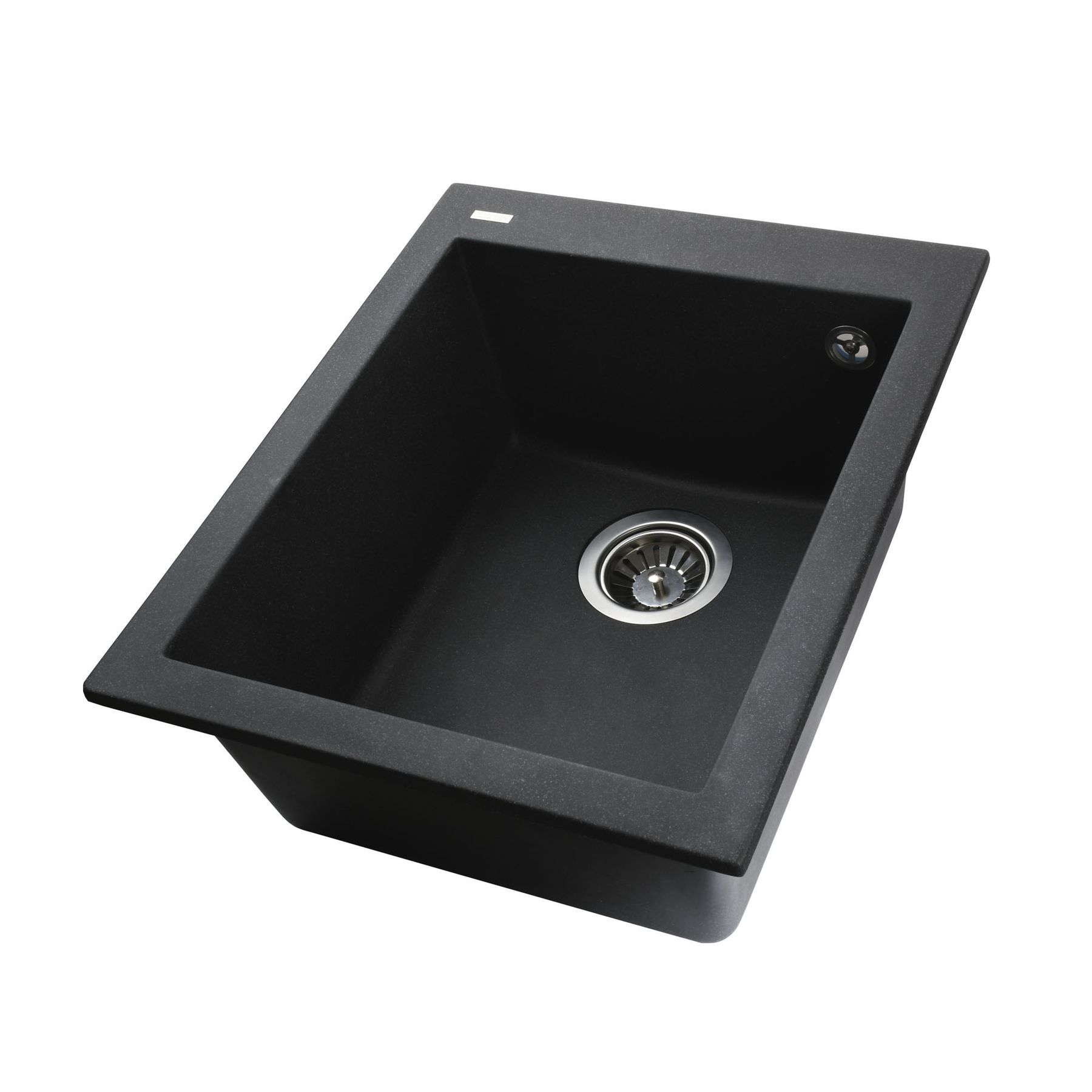 Гранітна мийка Globus Lux LAMA графіт 410х500мм-А0001 - Image 2
