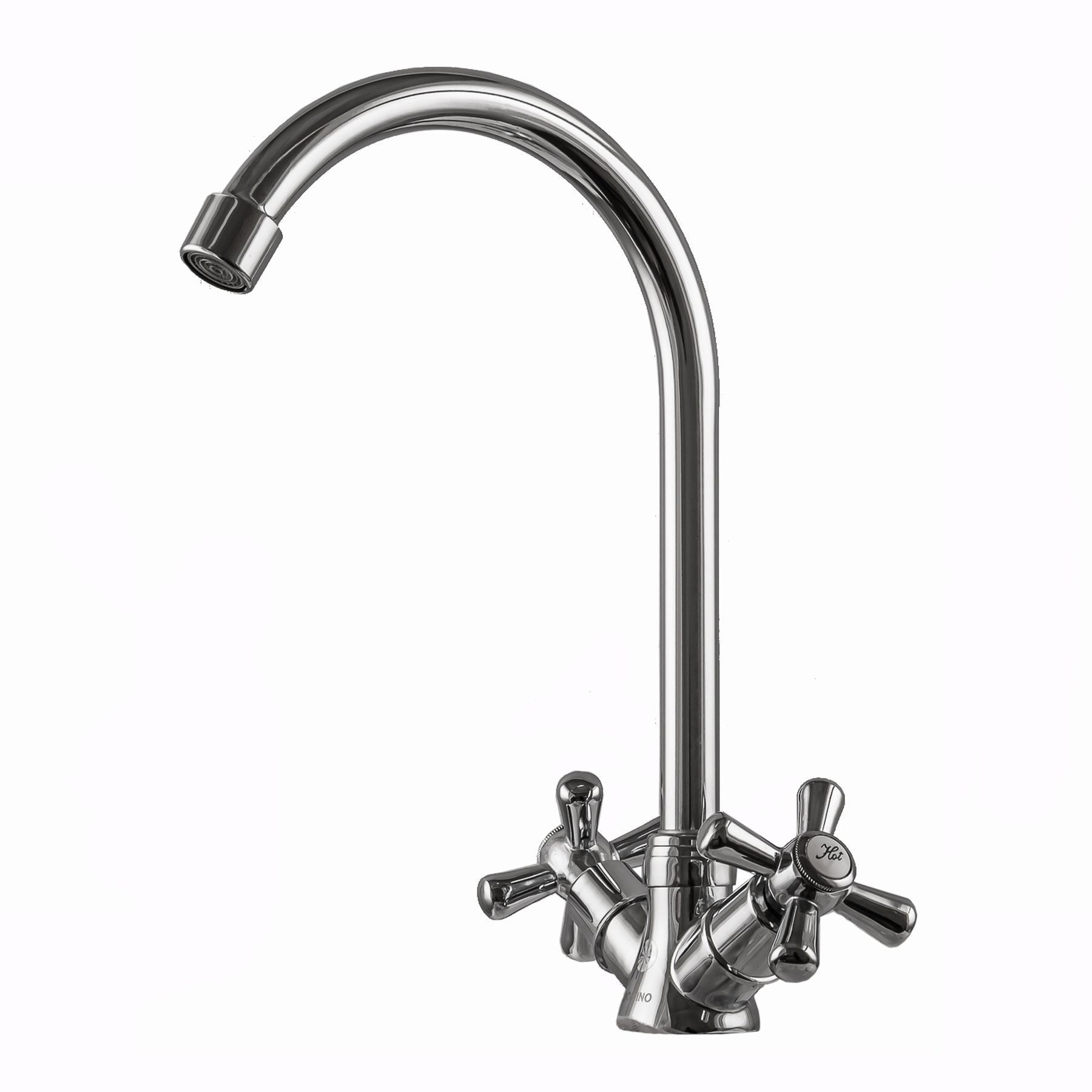 Змішувач для кухні DOMINO DK-H104-2N-CHROM  хрест SHARM - Image 2