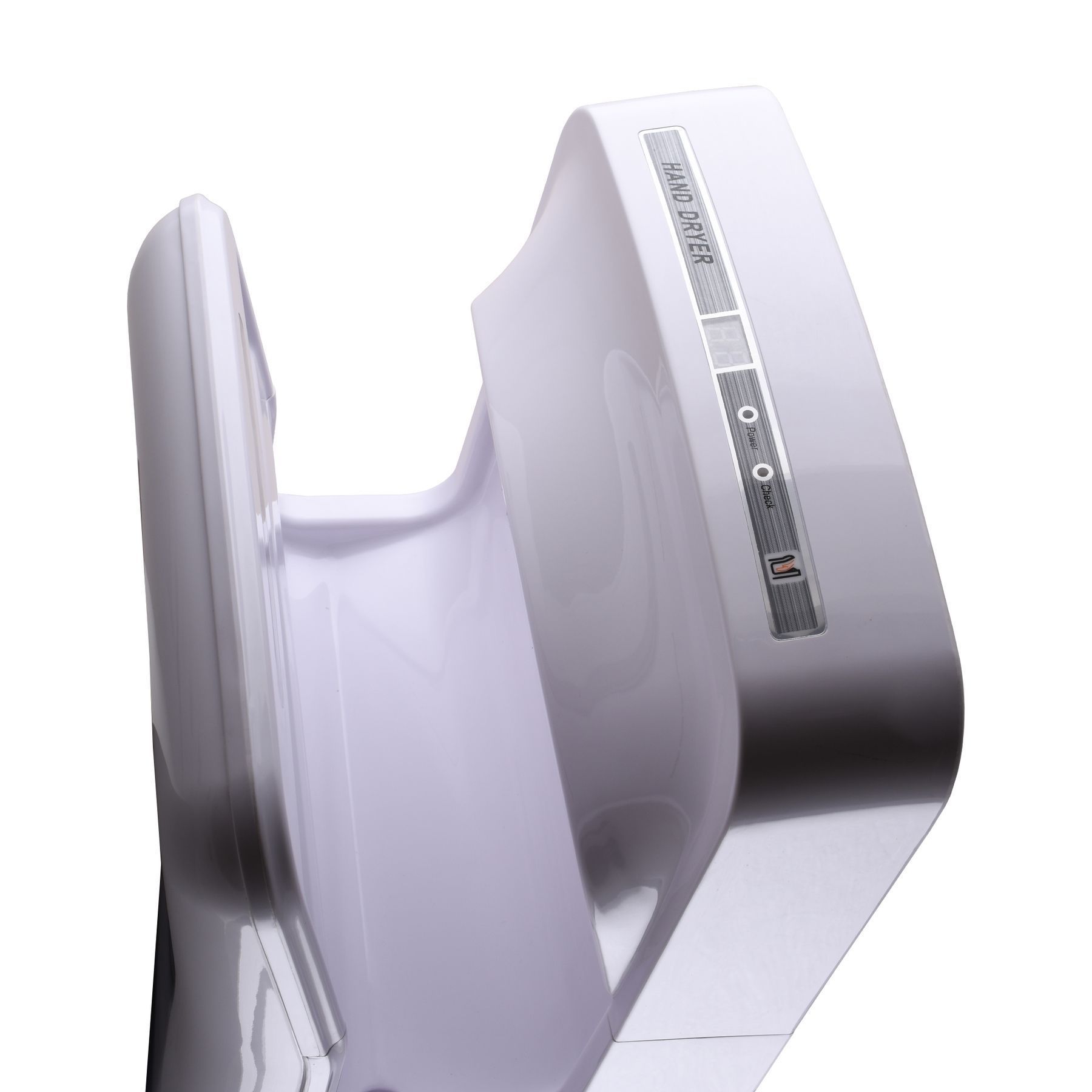 Сушарка для рук HOTEC 11.101 ABS White сенсорна, корпус пластик білий (220В ,1650-2050Вт) - Image 3