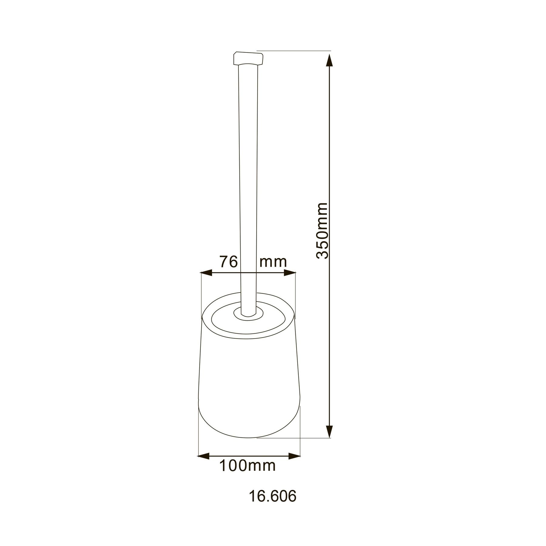 Йоржик підлоговий HOTEC 16.606 Stainless Steel - Image 3