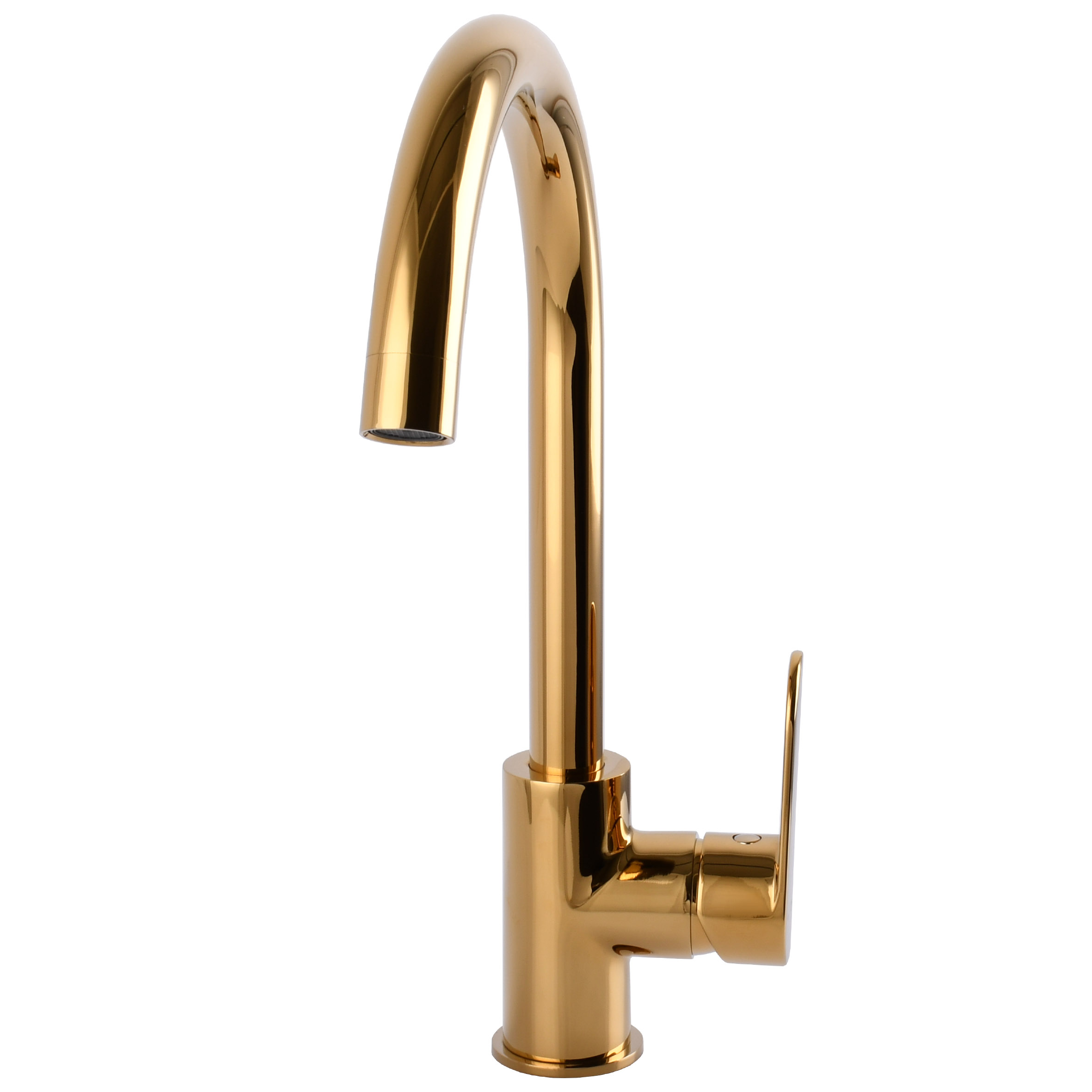 Змішувач для кухні TOPAZ BARTS TB 07403-H36-AU боковий S- D35 шланги 45см золото PVD - Image 3