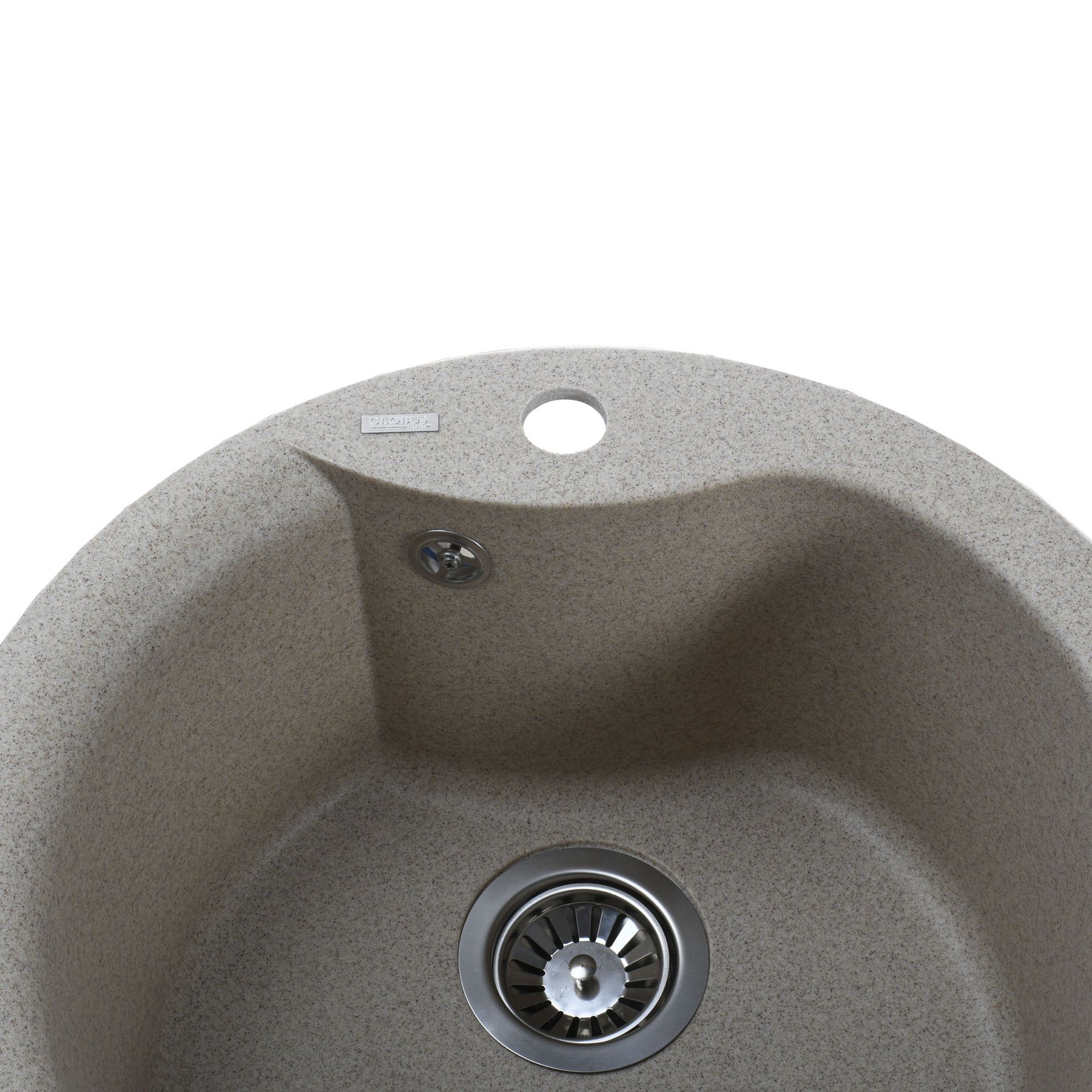 Гранітна мийка Globus Lux ORTA мигдаль 485мм-А0008 - Image 3