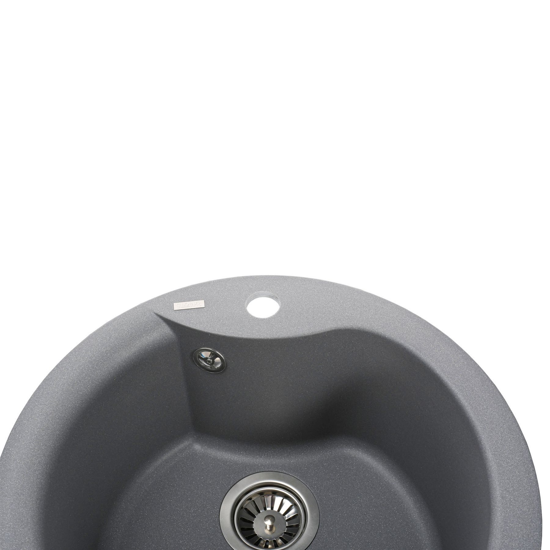 Гранітна мийка Globus Lux ORTA сірий металік 485мм-А0003 - Image 3