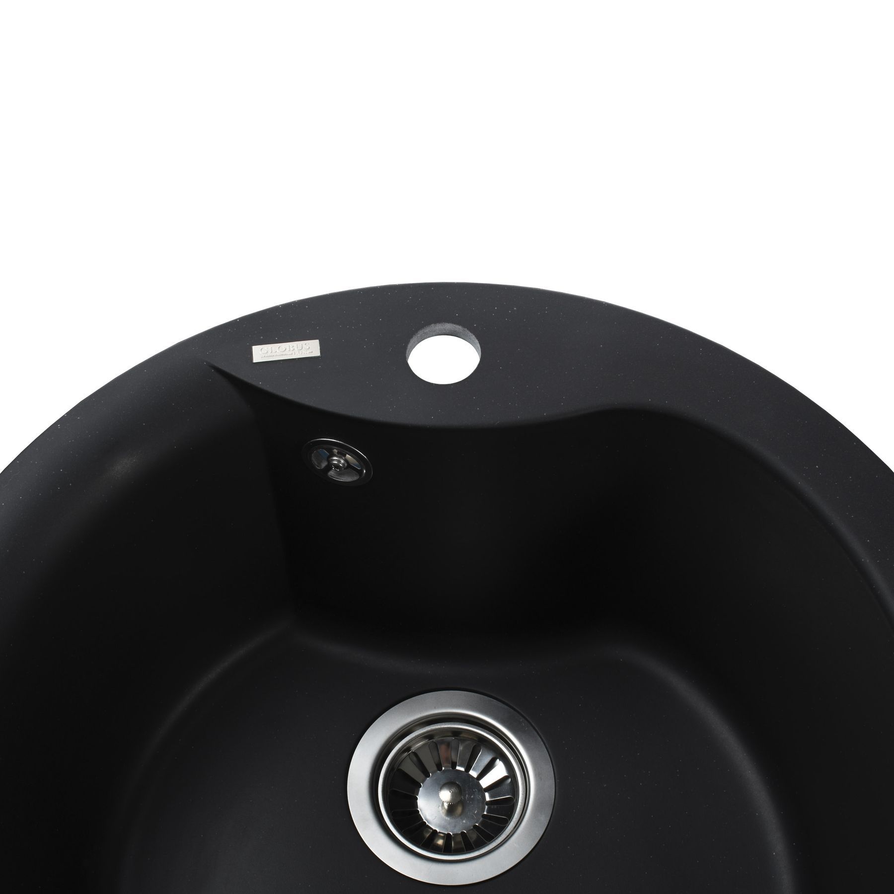 Гранітна мийка Globus Lux ORTA чорний 485мм-А0002 - Image 3