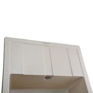 Гранітна мийка Globus Lux ONE слонова кiстка 650х500 - Image 3