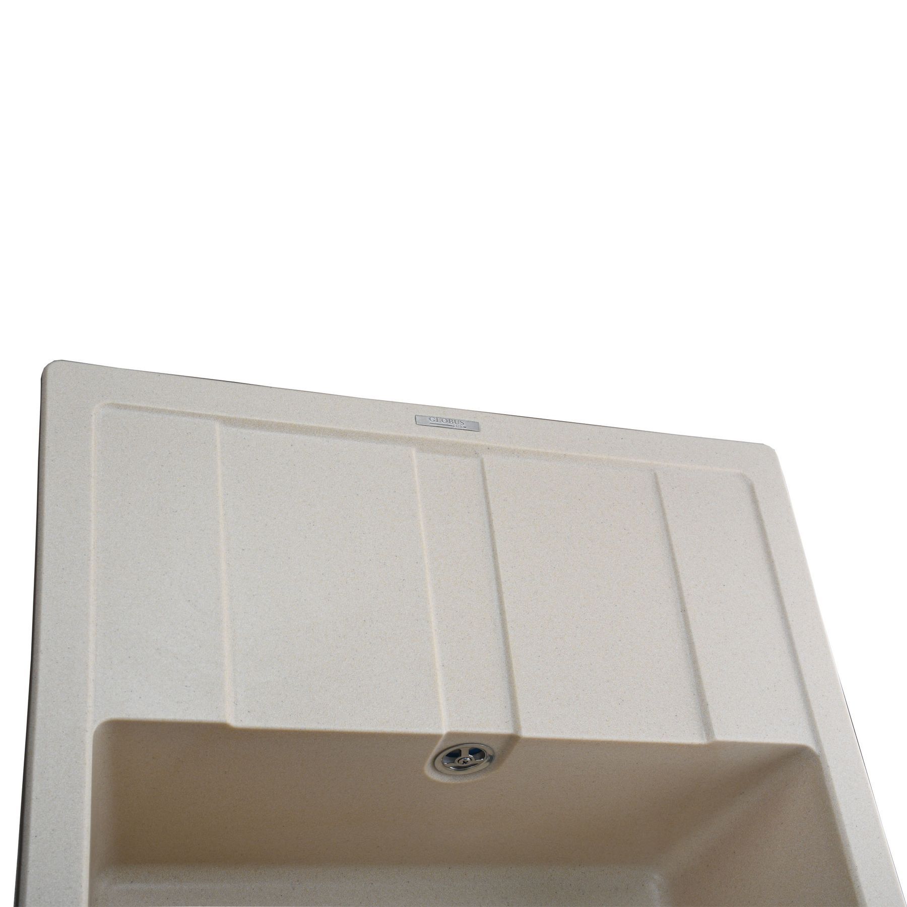 Гранітна мийка Globus Lux ONE слонова кiстка 650х500 - Image 3