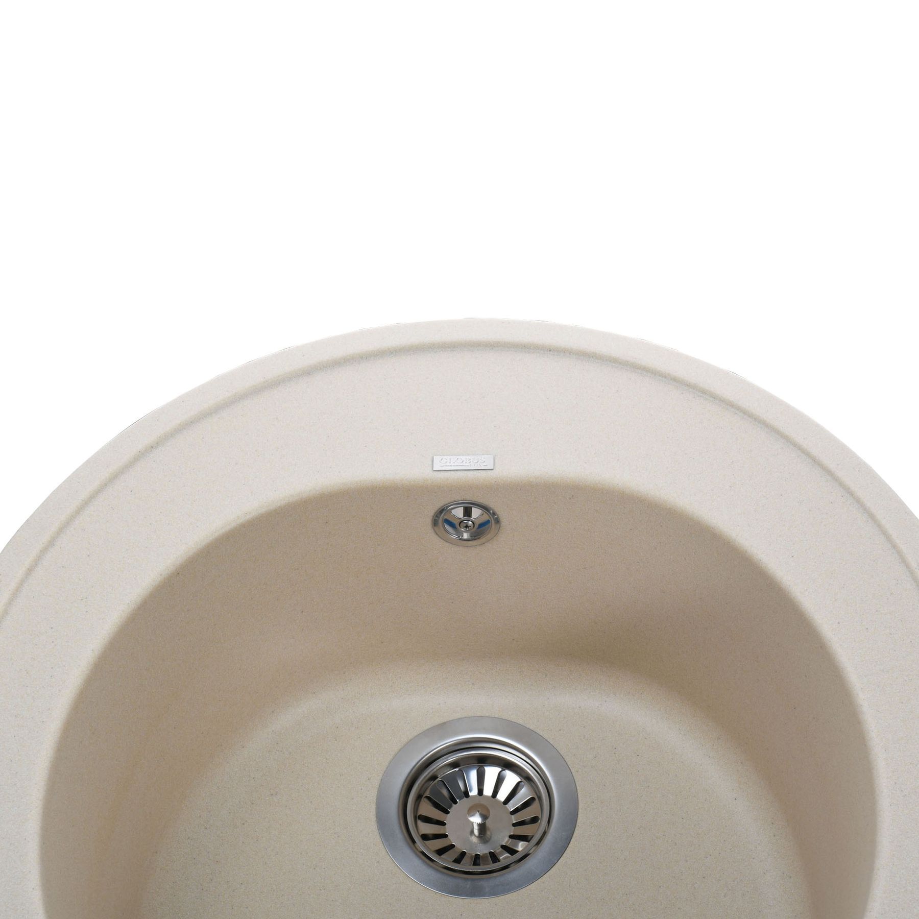 Гранітна мийка Globus Lux MARTIN слонова кiстка 510 - Image 3