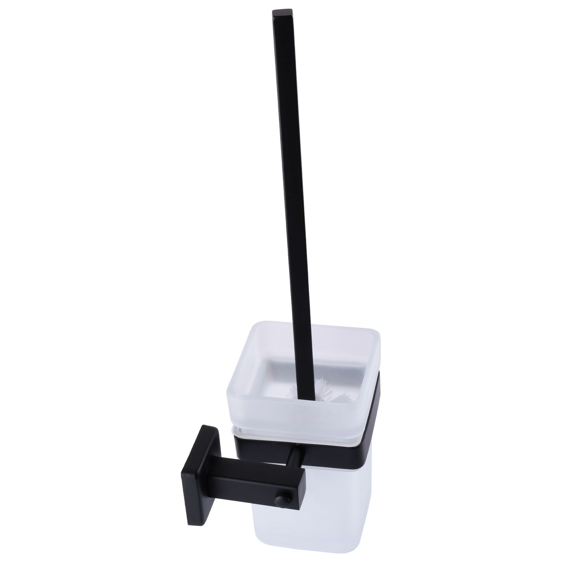 Йоржик настінний Globus Lux BQ9429A без кришки чорний матовий SUS304 - Image 3