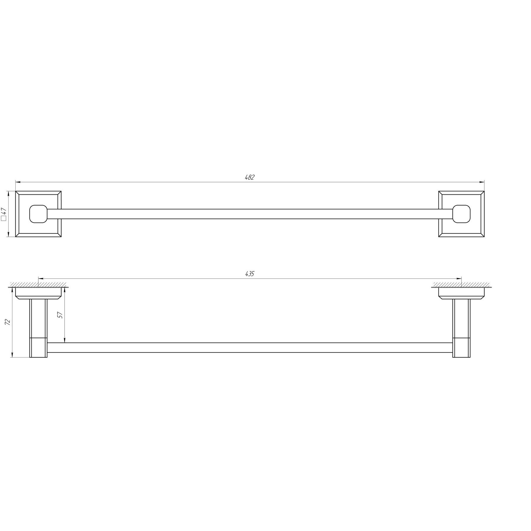 Тримач рушників TOPAZ TKB 9912/45 - Image 3