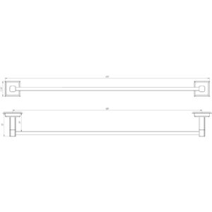 Тримач рушників TOPAZ TKB 9912/60 - Image 3
