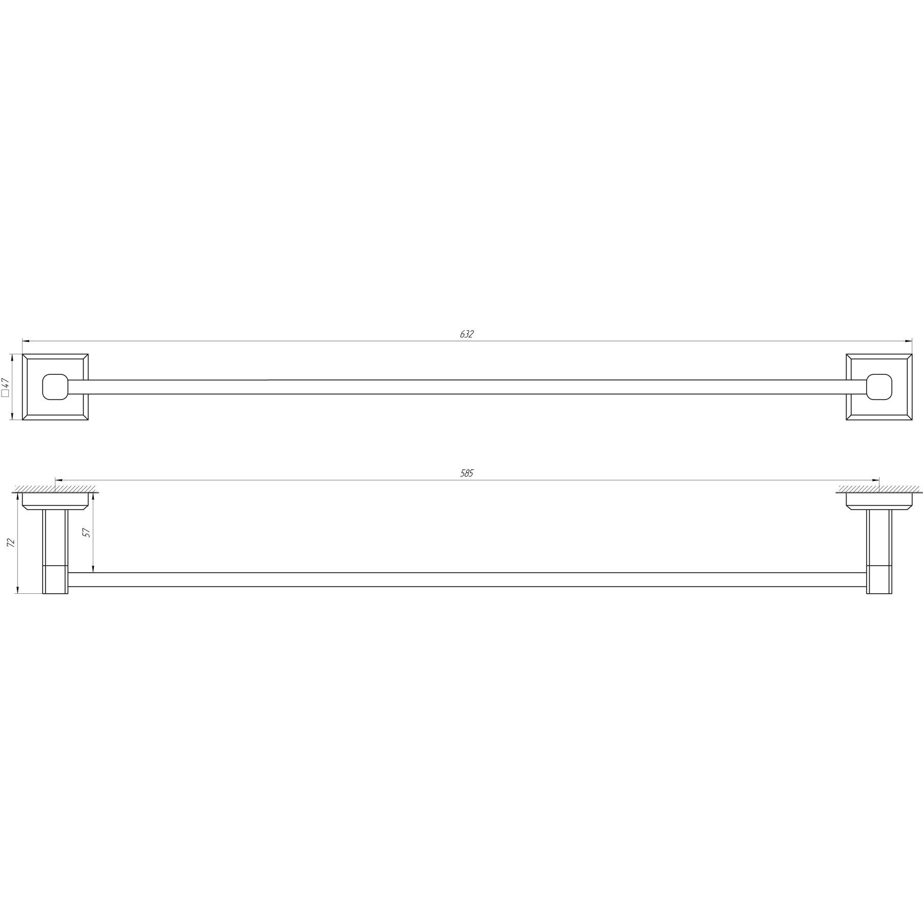 Тримач рушників TOPAZ TKB 9912/60 - Image 3