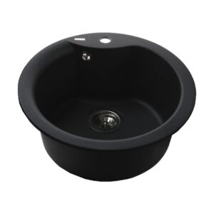 Гранітна мийка Globus Lux ORTA графіт 485мм-А0001 - Image 3