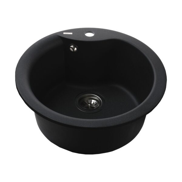 Гранітна мийка Globus Lux ORTA графіт 485мм-А0001