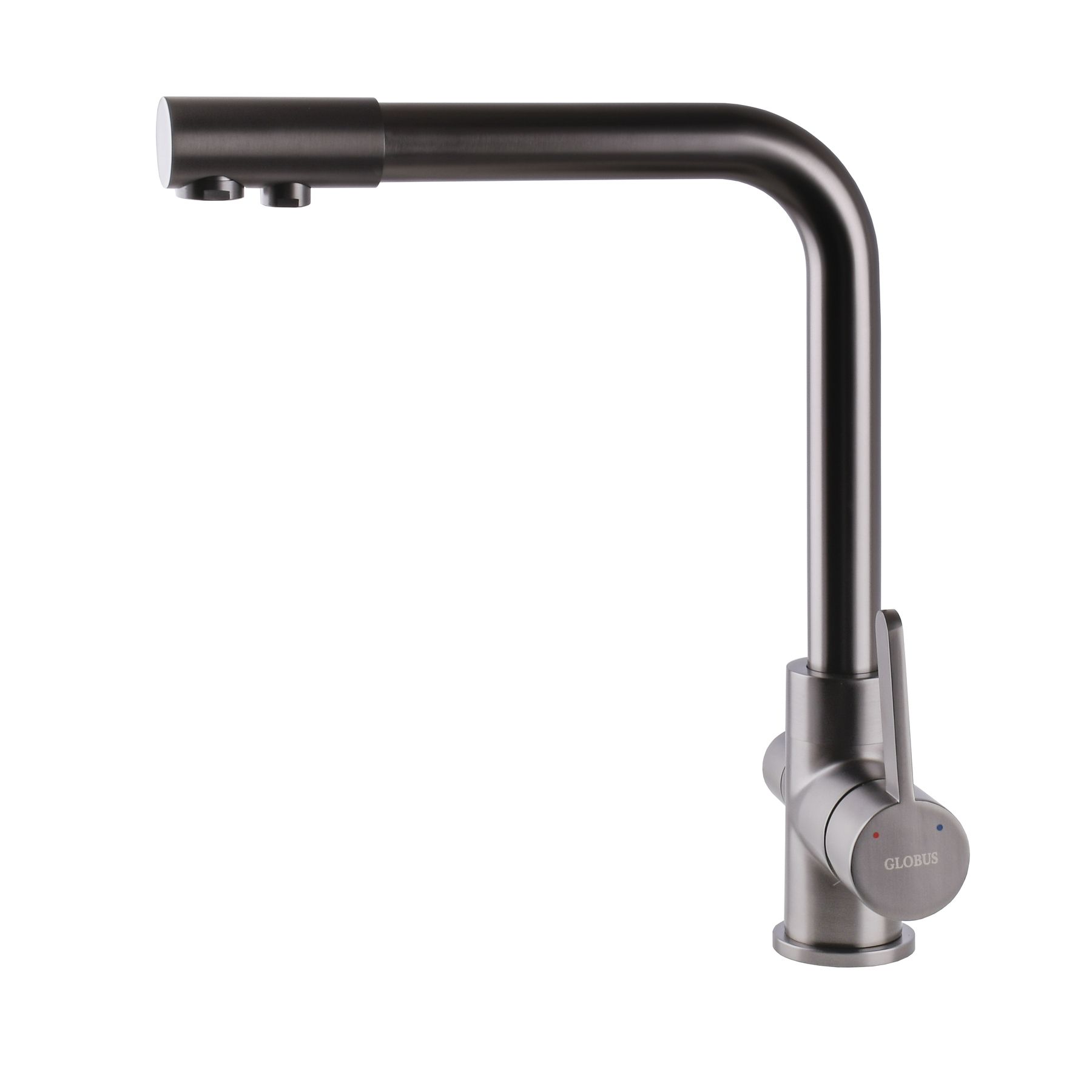 Змішувач для кухні під осмос Globus Lux LAZER GLLR-0444-11-GRAPHITE - Image 3