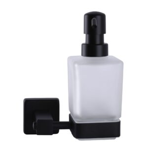 Дозатор рідкого мила Globus Lux BQ9433 чорний матовий SUS304 - Image 3