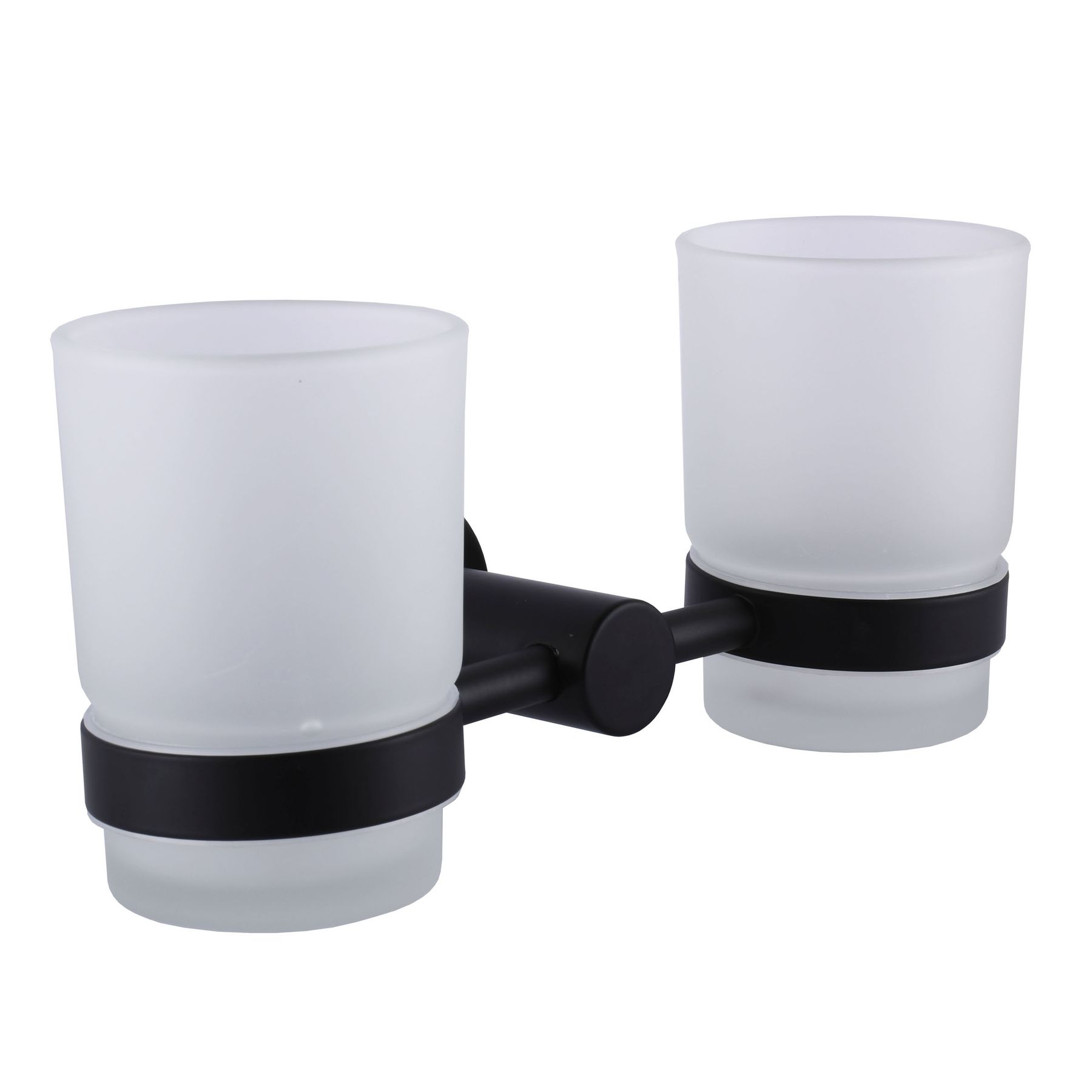 Стакан подвійний Globus Lux BS8428 чорний матовий SUS304 - Image 3