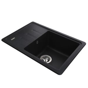 Гранітна мийка Globus Lux MONO графіт 620х435мм-А0001 - Image 3