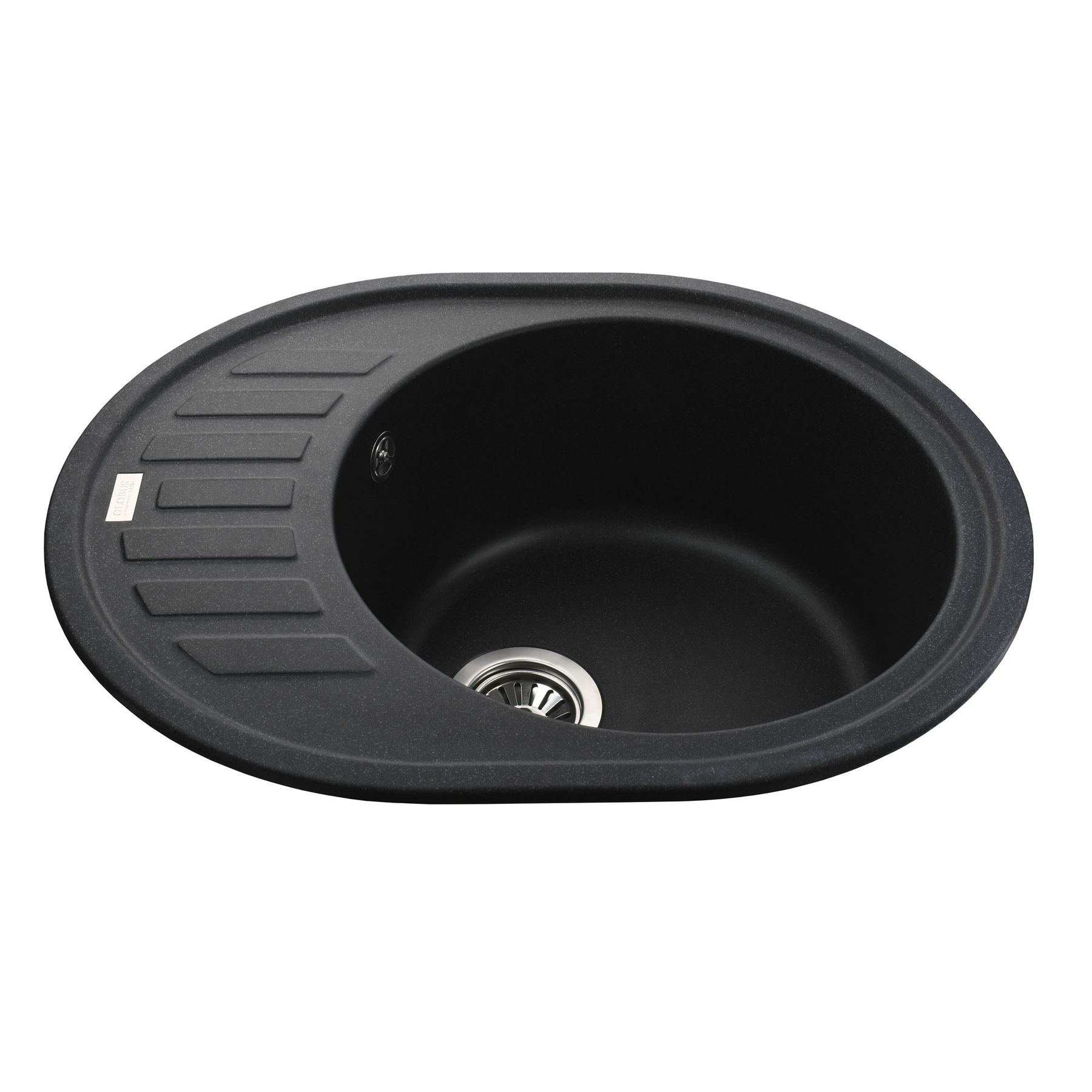 Гранітна мийка Globus Lux ARNO графіт 620х500мм-А0001 - Image 3
